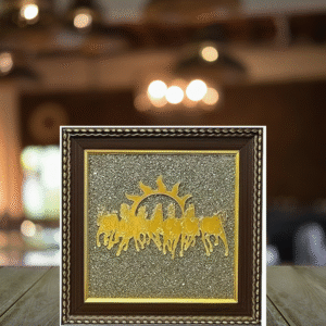 Luxury Frame 7 Horses for Wealth, Luxury and Positivity