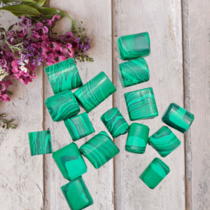 Natural Malachite Tumble Stones