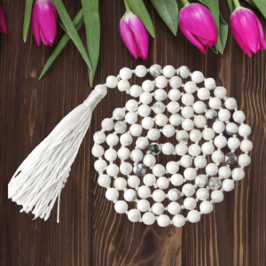 Moonstone Mala: Emotional Balance, and New Beginnings (108 Beads)