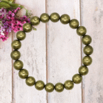 Natural Pyrite Bracelet for Wealth & Luxury. The Money Magnet Stone - Manikyaa