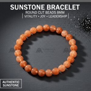 Natural Sunstone Bracelet: Leadership, Abundance, and Good Fortune (Copy) (Copy)