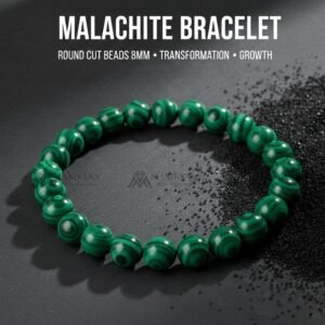 Malachite Bracelet: Stone of Transformation, Protection, and Wealth