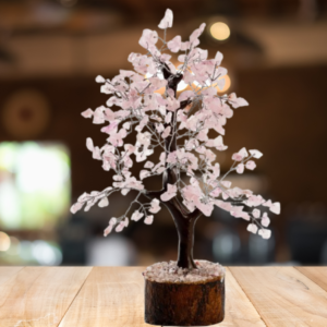 Artificial Rose Quartz Tree Collection for Interior