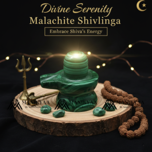 Treated Malachite Shivling