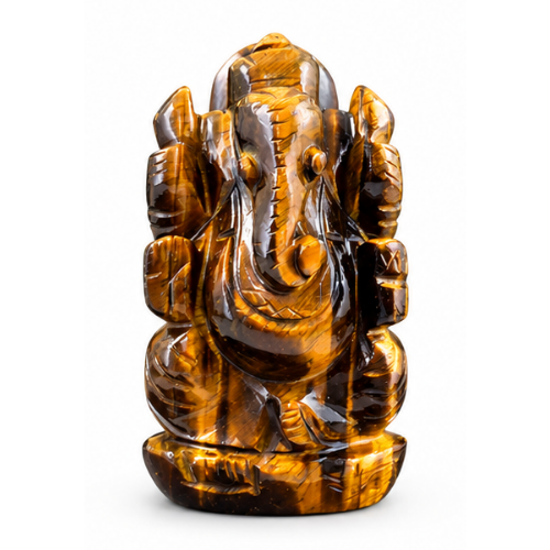 Natural Tiger's Eye Ganesha