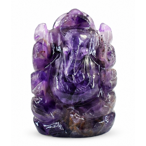 Natural Amethyst Ganesha