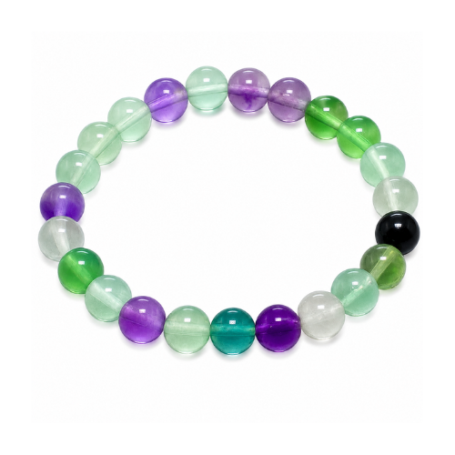 Natural Multi Fluorite Bracelet